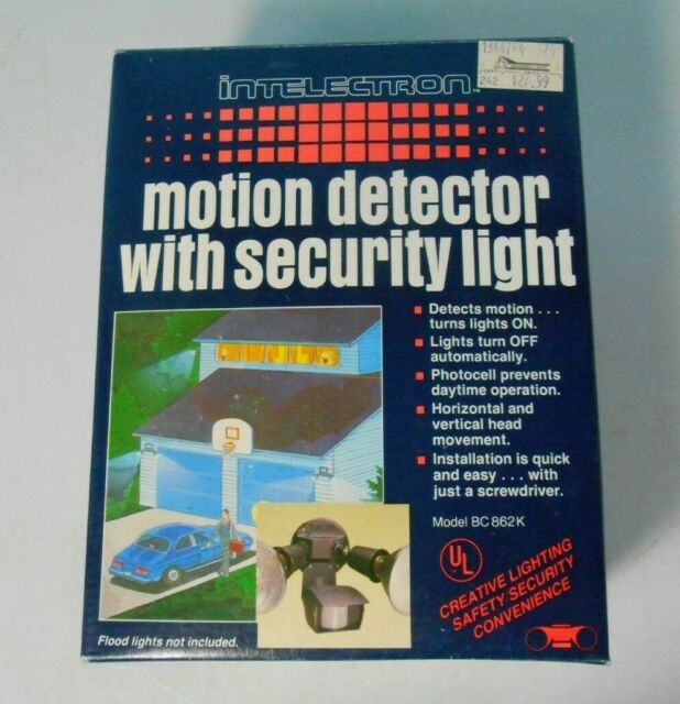 Intelectron Motion Detector Security Light Manual